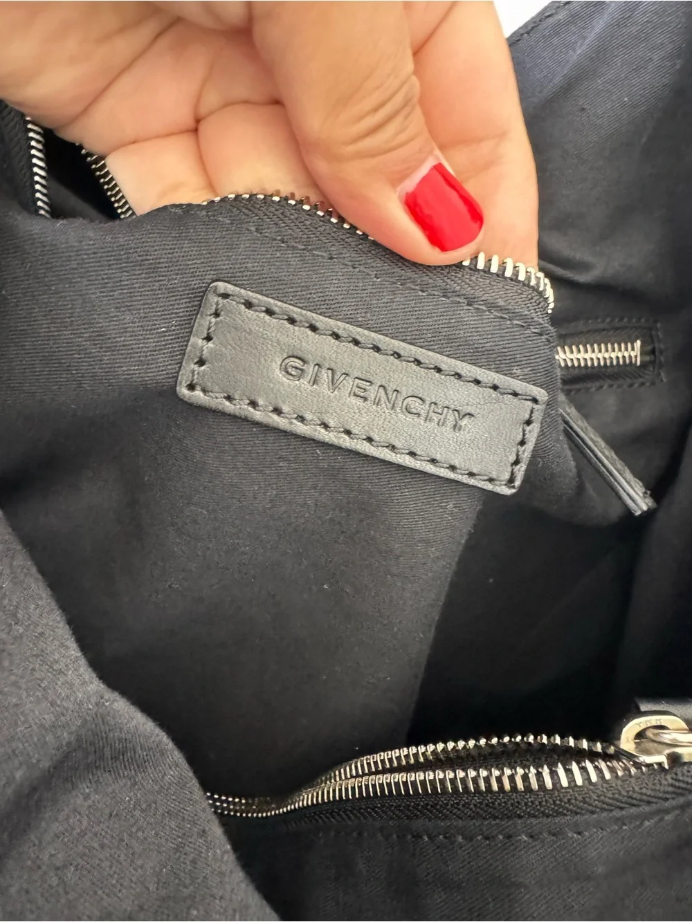 Givenchy Black Quilted Leather Hobo